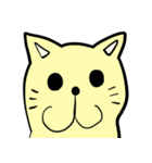 黄色い猫のスタンプ（個別スタンプ：5）