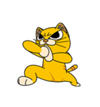 猫空手(師匠編)（個別スタンプ：9）