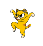 猫空手(師匠編)（個別スタンプ：10）