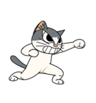 猫空手(師匠編)（個別スタンプ：23）