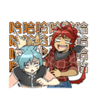 cat Isold and dog Ira（個別スタンプ：16）
