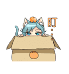 cat Isold and dog Ira（個別スタンプ：18）