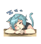 cat Isold and dog Ira（個別スタンプ：28）