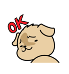 困った犬のスタンプ（個別スタンプ：2）