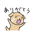 困った犬のスタンプ（個別スタンプ：4）