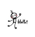 Simple life with only eyes（個別スタンプ：4）