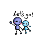 Simple life with only eyes（個別スタンプ：30）