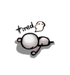 Simple life with only eyes（個別スタンプ：34）