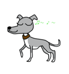 犬でっせ。イタグレでっせ。ブルーでっせ。（個別スタンプ：11）