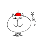 原稿をするねこ（個別スタンプ：4）