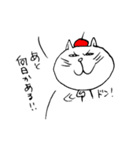 原稿をするねこ（個別スタンプ：8）