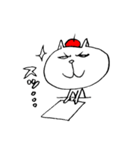 原稿をするねこ（個別スタンプ：20）