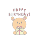 ぼーっとしたクマの一日（個別スタンプ：4）