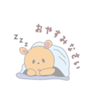 ぼーっとしたクマの一日（個別スタンプ：8）