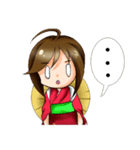 富山弁☆浴衣女子南ちゃん（個別スタンプ：12）