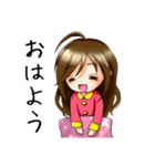 富山弁☆浴衣女子南ちゃん（個別スタンプ：19）