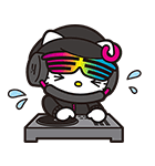 DJ Hello Kitty（個別スタンプ：5）