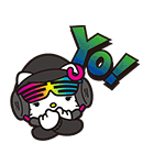 DJ Hello Kitty（個別スタンプ：10）