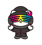DJ Hello Kitty（個別スタンプ：18）