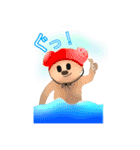 水球くまさん（個別スタンプ：2）