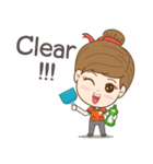 teepopp cleaning（個別スタンプ：40）