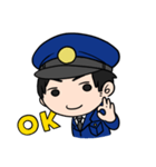 けいさつかんの1日（個別スタンプ：1）
