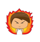 Childish Alan ＆ Native Mia（個別スタンプ：15）