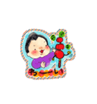 あかちゃんメッセージスタンプ（個別スタンプ：7）