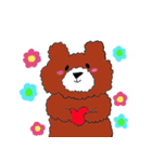 しろクマさんたち（個別スタンプ：1）