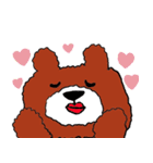 しろクマさんたち（個別スタンプ：6）