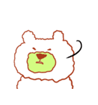 しろクマさんたち（個別スタンプ：9）