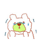しろクマさんたち（個別スタンプ：10）