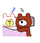 しろクマさんたち（個別スタンプ：16）