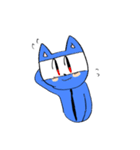 青い猫だゾ（個別スタンプ：33）