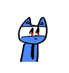 青い猫だゾ（個別スタンプ：34）