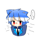 青い猫だゾ（個別スタンプ：37）