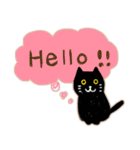 New Sticker of black cats（個別スタンプ：3）