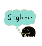 New Sticker of black cats（個別スタンプ：4）
