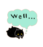 New Sticker of black cats（個別スタンプ：8）