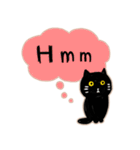 New Sticker of black cats（個別スタンプ：9）