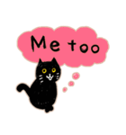 New Sticker of black cats（個別スタンプ：13）