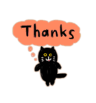 New Sticker of black cats（個別スタンプ：16）