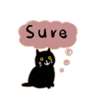 New Sticker of black cats（個別スタンプ：24）