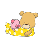 Brown Bear and Piggy（個別スタンプ：27）