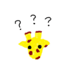 クレヨンのきりん（個別スタンプ：10）