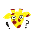 クレヨンのきりん（個別スタンプ：11）