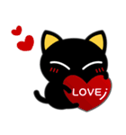 黒猫缶（個別スタンプ：3）