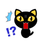 黒猫缶（個別スタンプ：12）