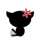 黒猫缶（個別スタンプ：21）
