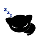 黒猫缶（個別スタンプ：35）